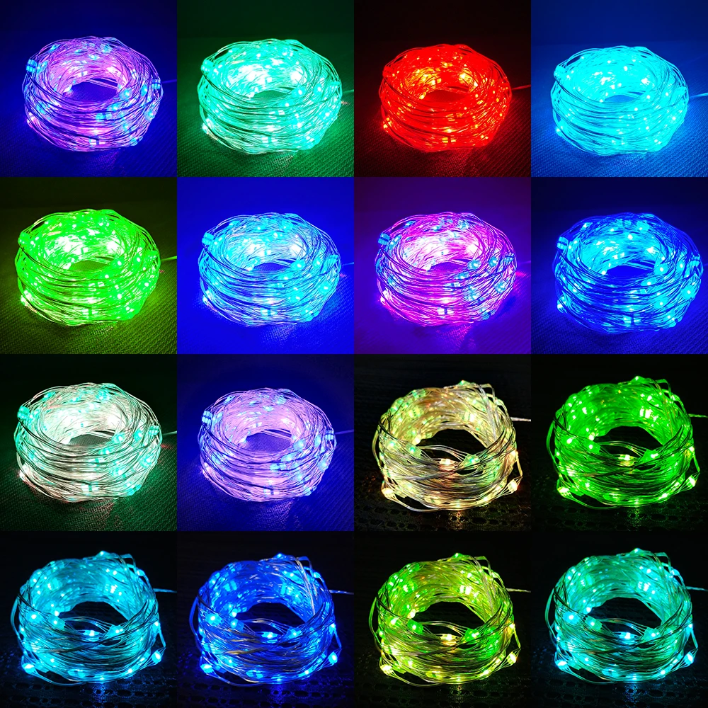 Holiday LED Christmas light with swirling glitter effect  APP control