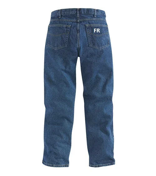 FRC jeans fire retardant work trousers welding clothing custom logo overalls workwear