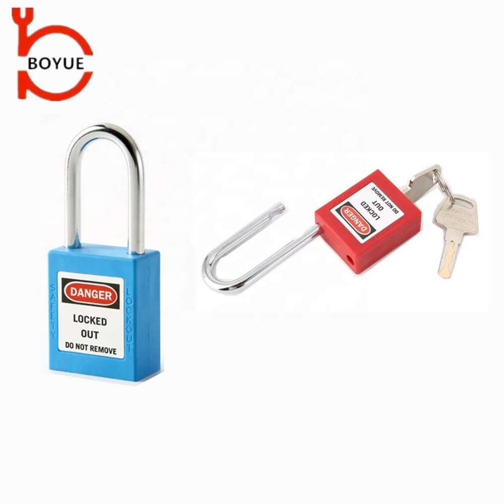 Boyue 38 мм Loto безопасный навесной замок с мастер-ключом и стальной скобой для промышленных блокировочных устройств