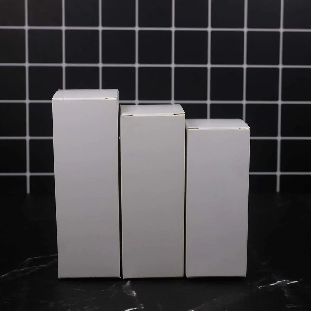 White paper box 51*51*120mm,  paper  packing for dropper botte/ glass bottle ready to ship