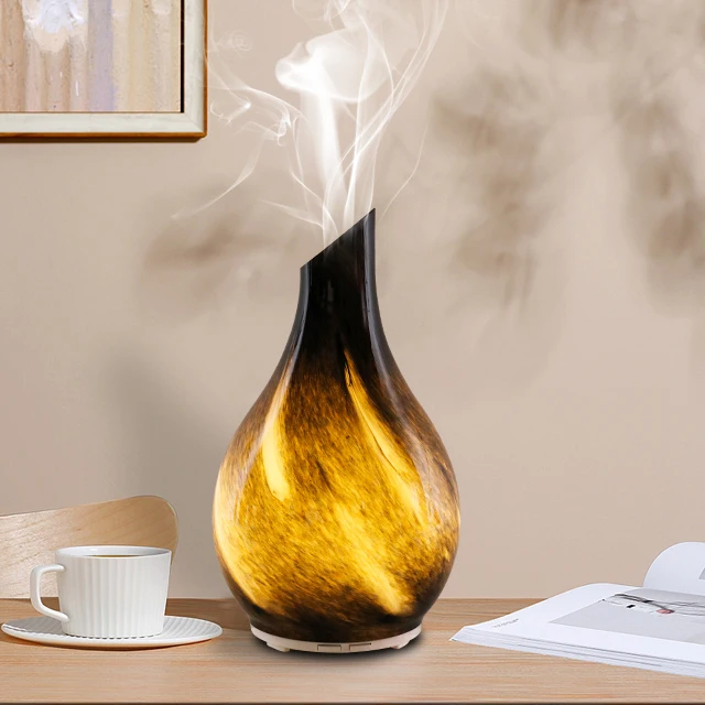 Color Led lights USB installed ultrasonic fragrance atomizer humidifier diffuser incense machine