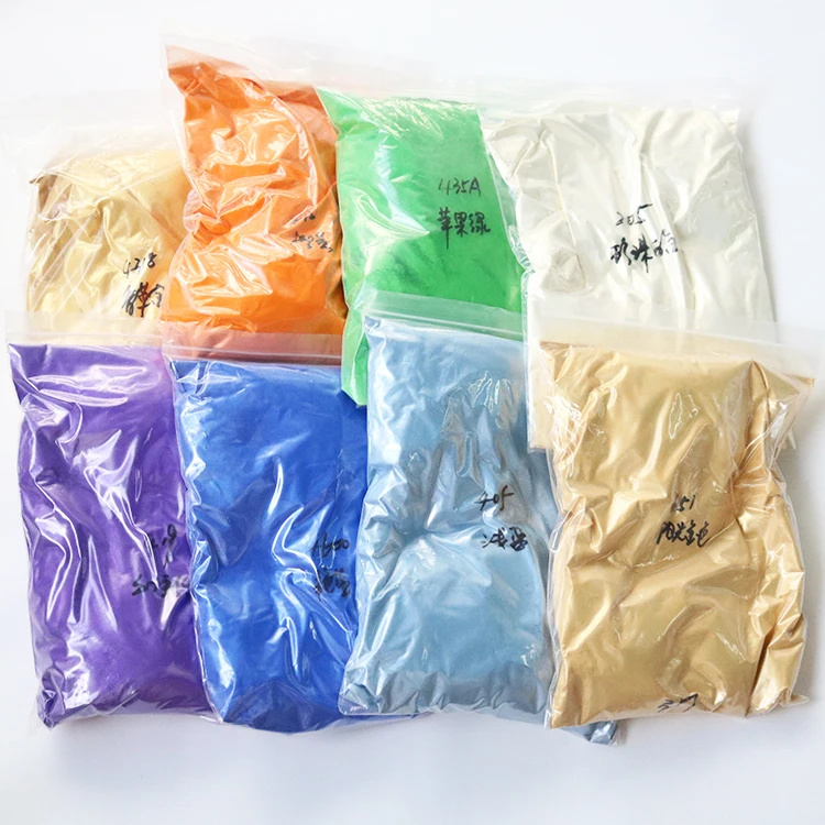 Wholesale 1KG Color Natural Nail Mica Powder Pearl Pigment Acrylic Powder For Nails
