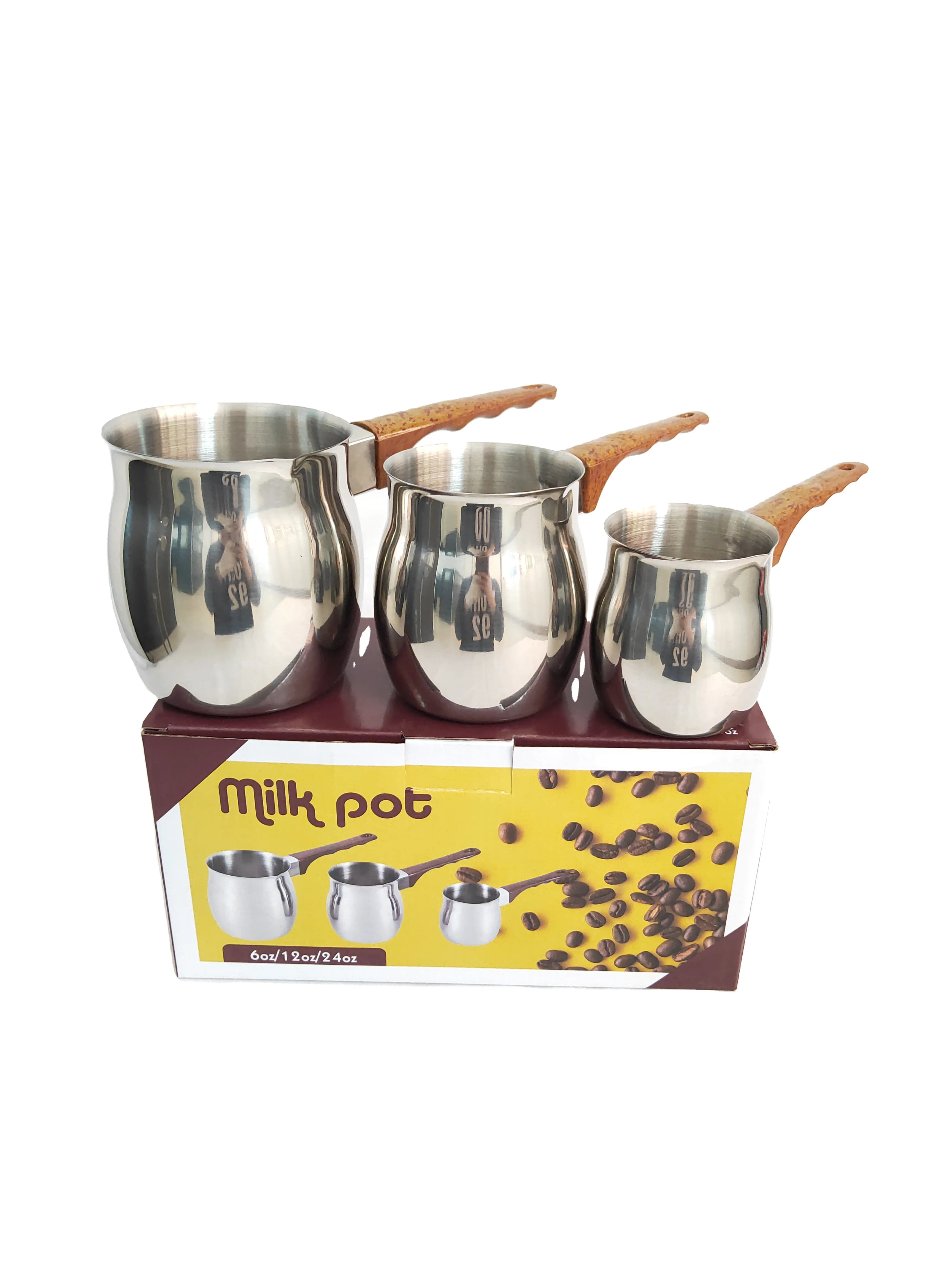 Турецкий кувшин молока из нержавеющей стали, арабский кофейник