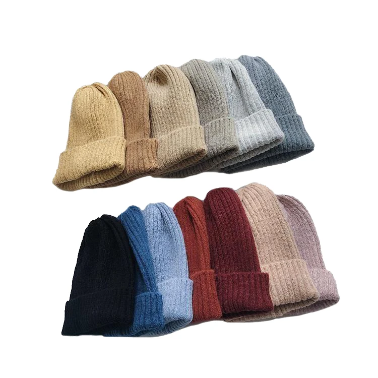Winter Caps Hats For Women Men Horns Ear Cute Knit Beanies Hat Warm Cap Hat Fashion Casual Bonnet Winter Cap