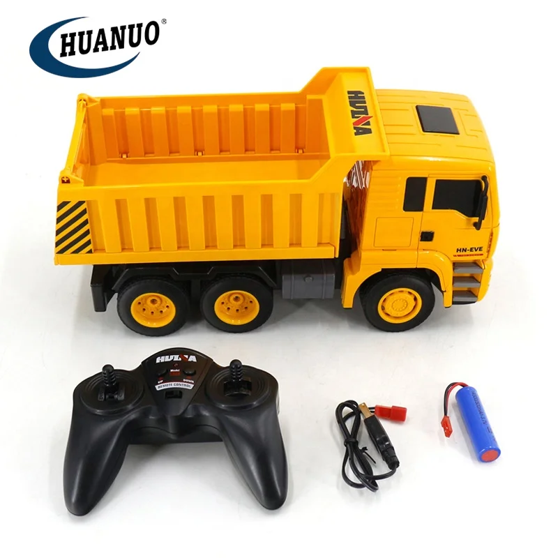 1/18 2.4GHz 6CH Rc Dump Truck Toys Electric Engineering Tipper Dumper Lorry Model Truck with Lights