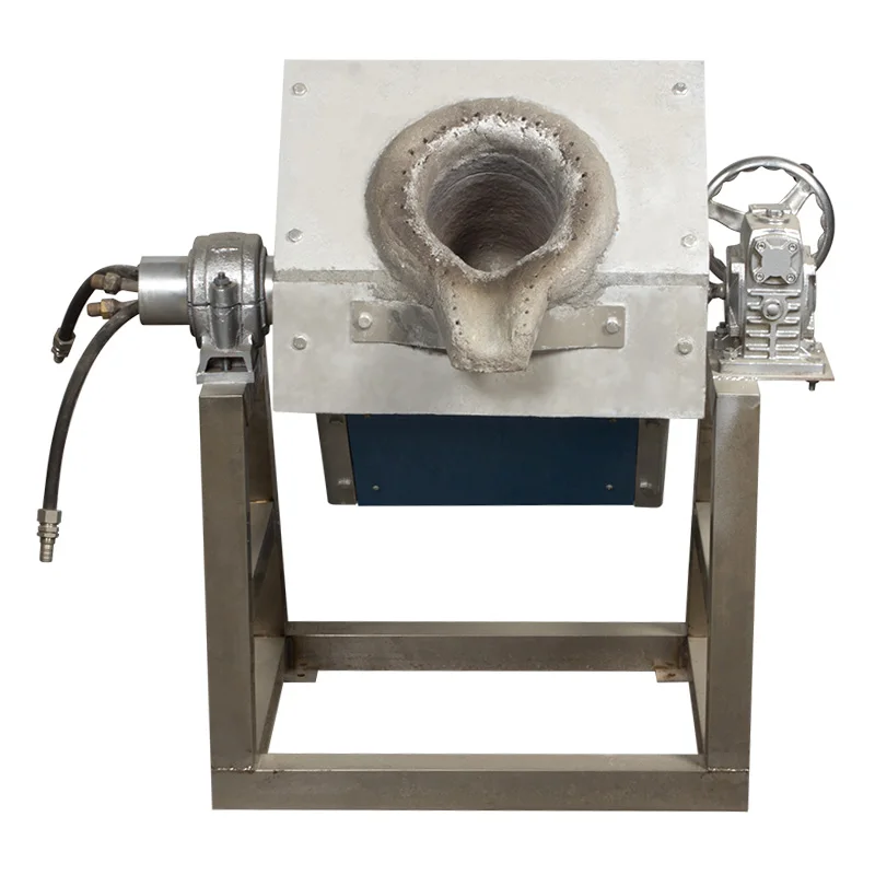 All-in-one Design 30KG Gold Silver Copper Induction Melting Furnace