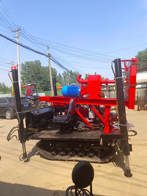 200m Deep Hole Water Well Drilling Rig With Mud Pump For Worldwide Underground Borehole Machine Equipments