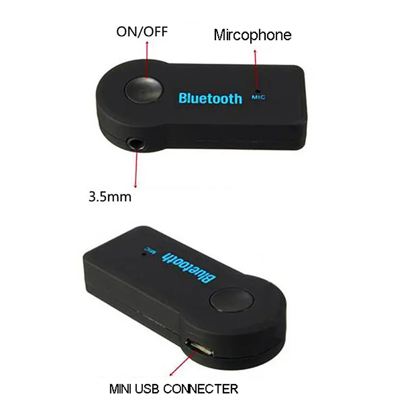  3 5 мм AUX аудио стерео музыка свободные руки синий зуб автомобильный комплект модулятор беспроводной приемник