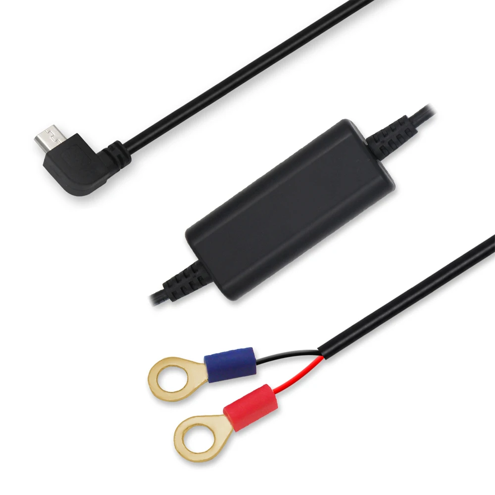12 В до 5 2 А микро USB Разъем Автомобильный инвертор жесткий провод зарядный кабель для DVR GPS