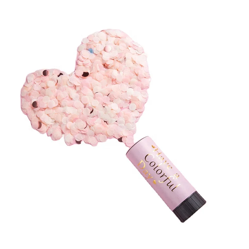 Confetti Party Favor Supplies Stick Colorful Tissue Paper Confetti Wands For Anniversary Birthday Party