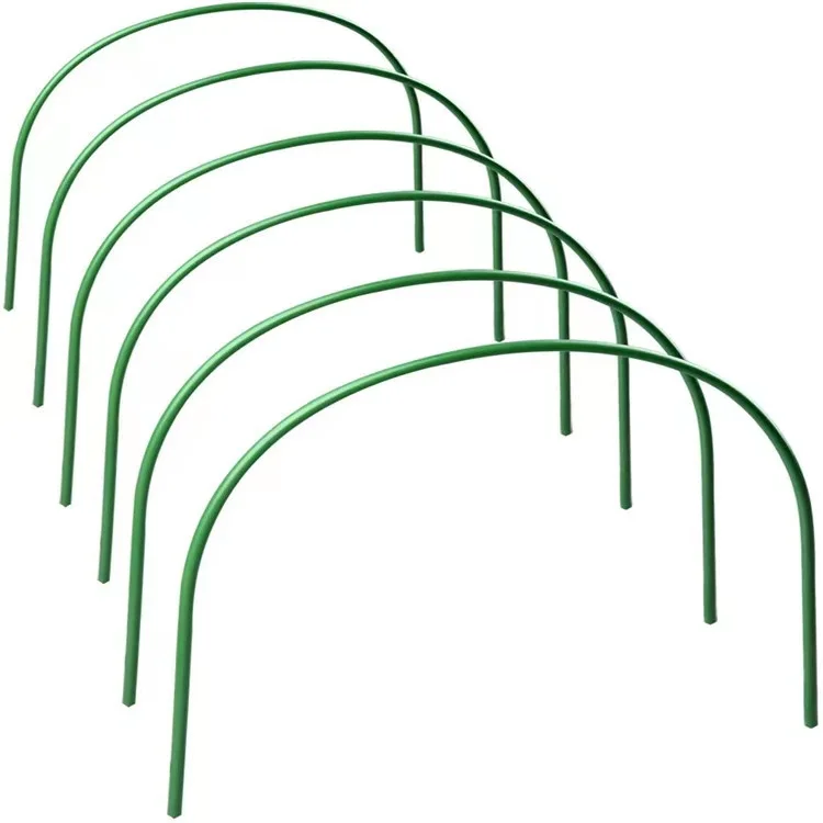 Small Greenhouse Hoops Wire Tunnel Green House Kit for Garden Fabric Plant Support Tunnel Stakes