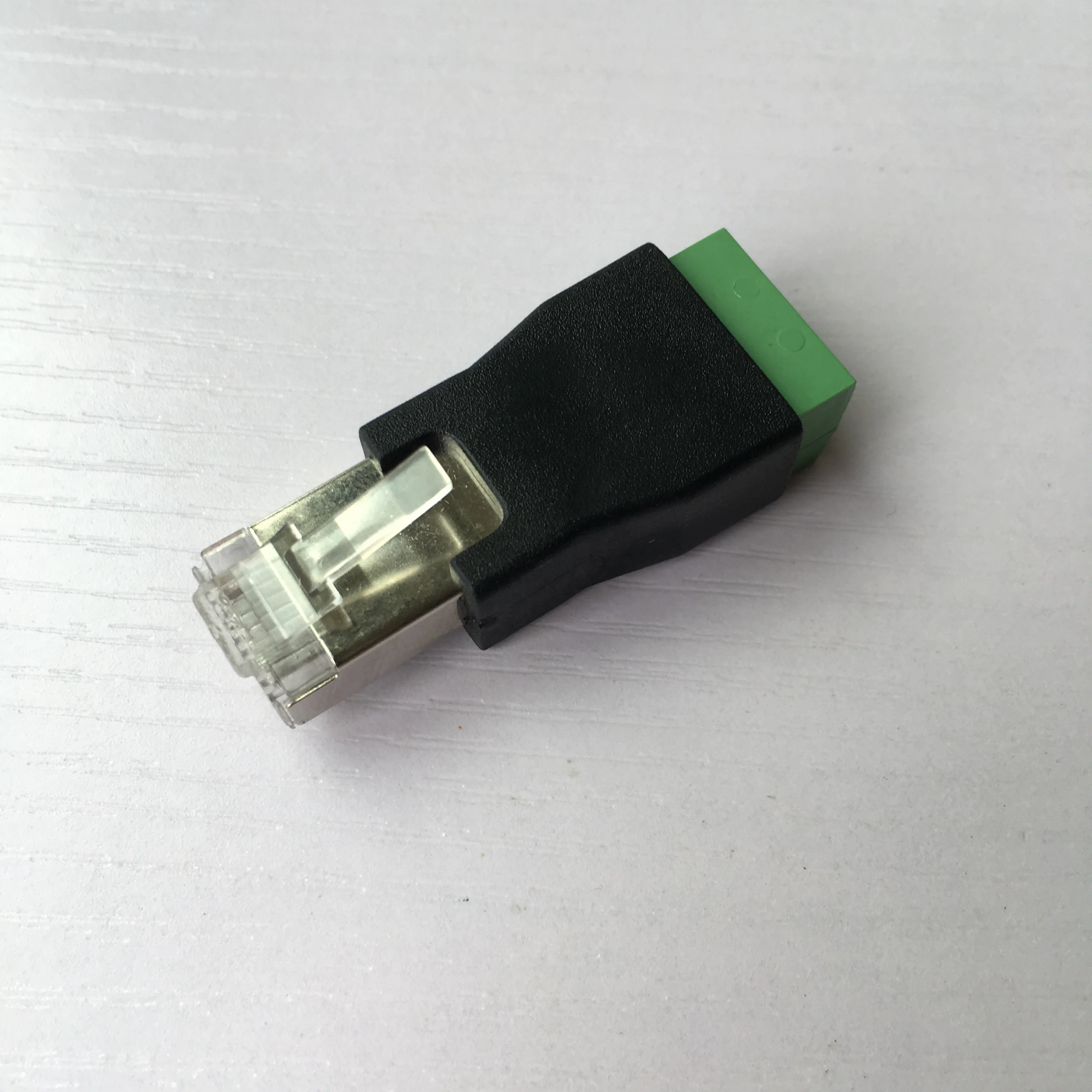 RJ45 to RS485 3 Pin Screw Terminal Adapter Block