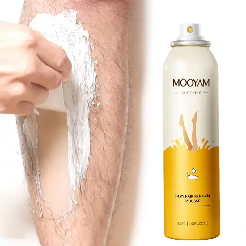 Shyway OEM Private Label Painless Hair Removal Mousse Armpit Hands Face Body Legs Hair Removal Spray For Man And Women