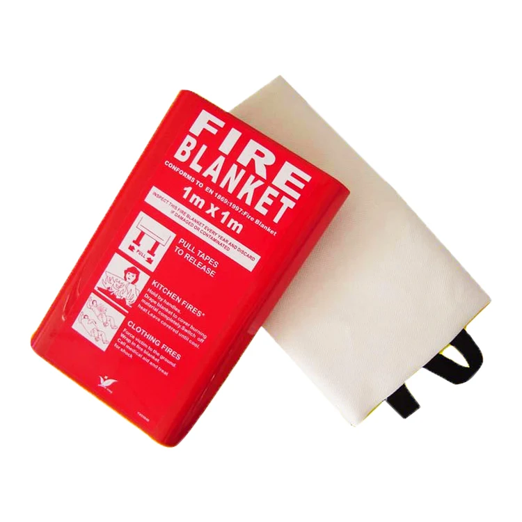Prepared Hero Emergency Non Asbestos Fire Blankets Fiberglass Fire Emergency Blanket