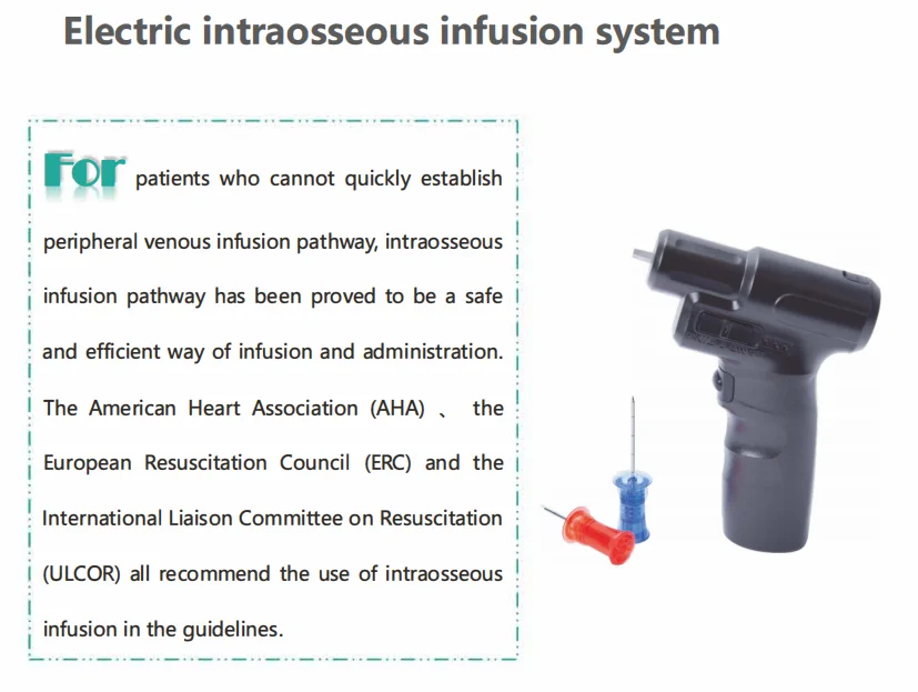 Intraosseous Vascular Access System Infusion Device with Multi Needle Choices