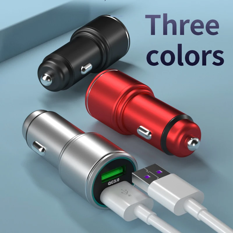  Лидер продаж автомобильное зарядное устройство с двойным USB портом QC3.0