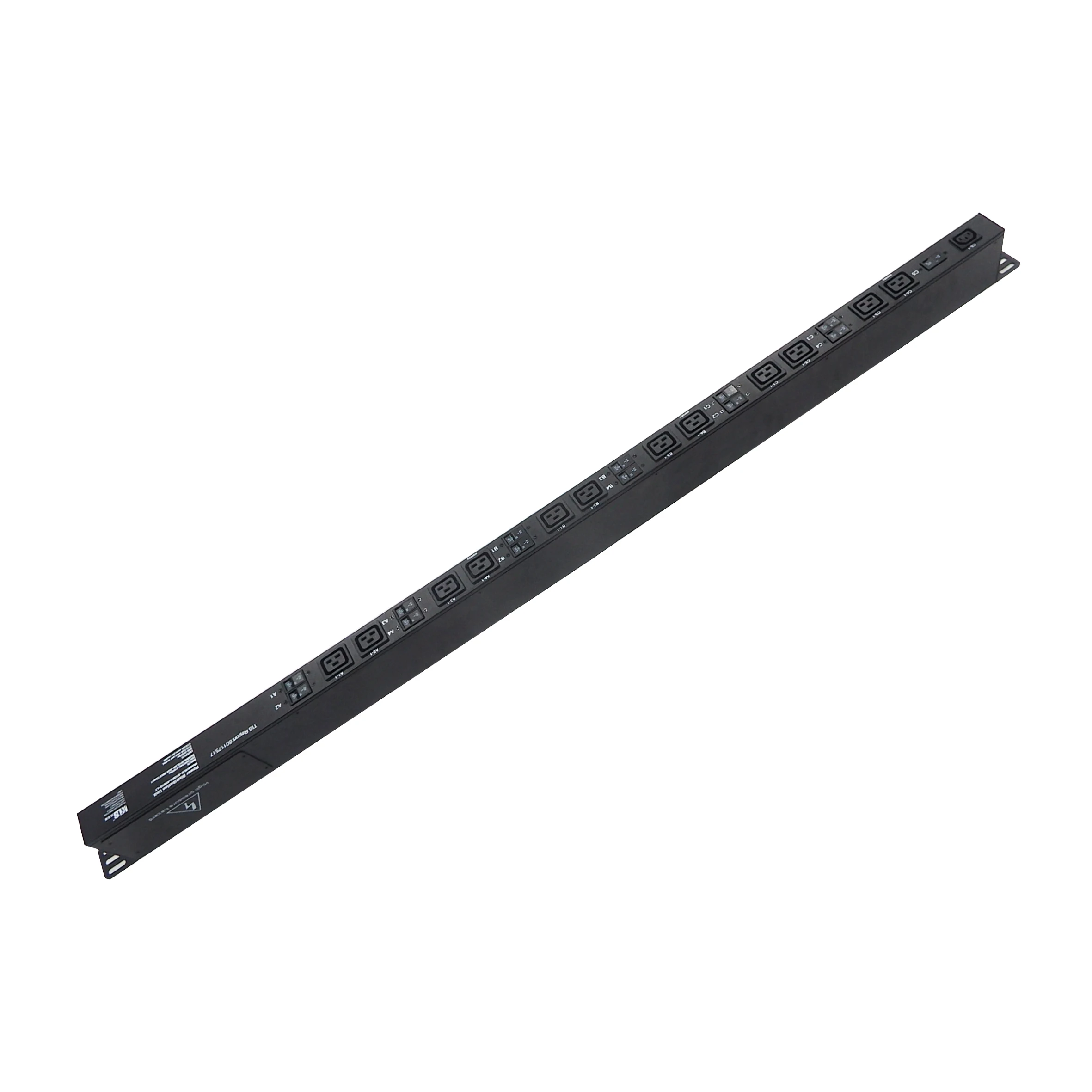 2022 Hot Sale Customized Vertical Min Pdu Switch 63A 415V 12 Bit C19 1 Bit C13 Redundante Pdu