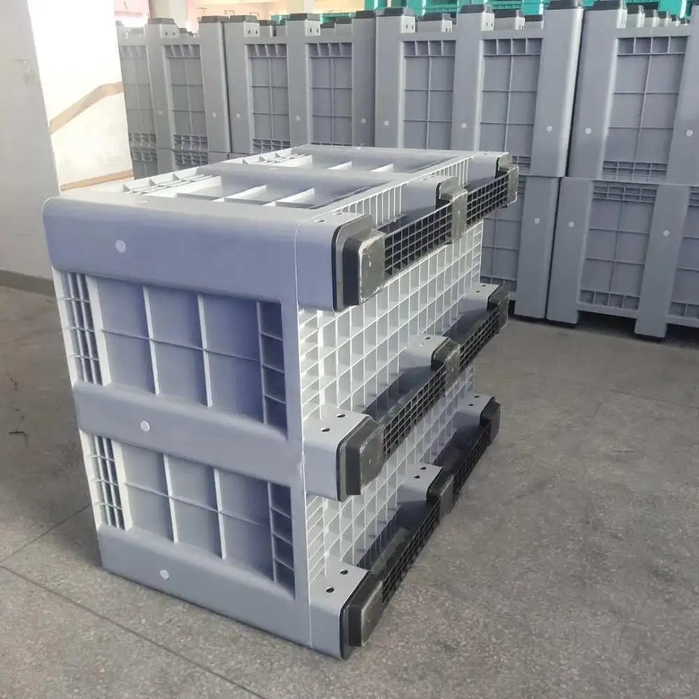 1200*1000mm Solid bulk storage container stackable large plastic pallet box