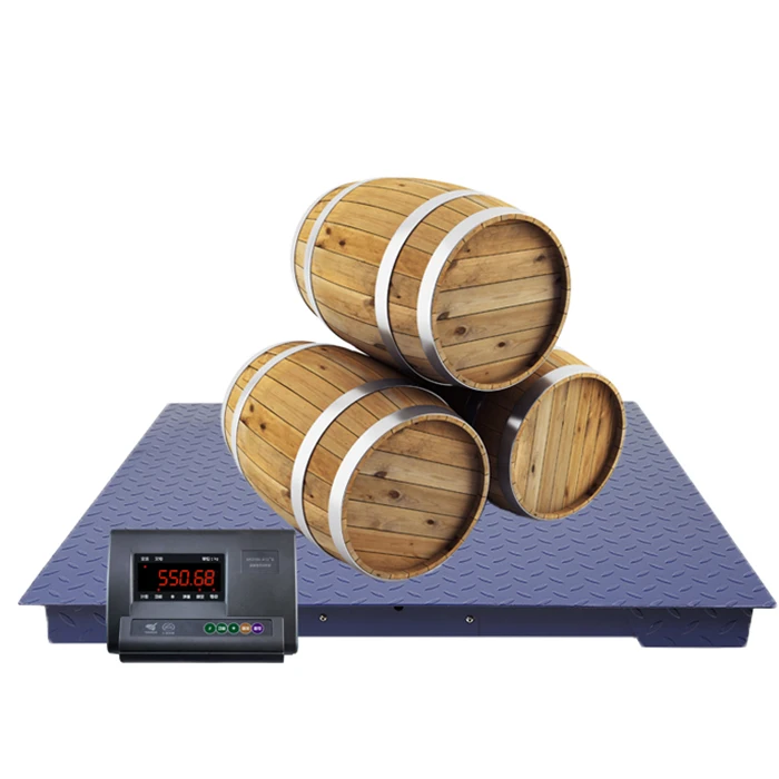 Heavy Duty Floor Scale With 1-3 ton Floor Standing Weighing Scale With Handheld Indicator