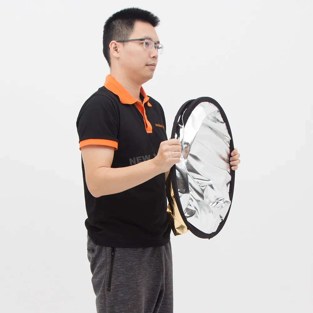 Godox 2 in 1 100x150cm Portable Oval Multi-Disc Reflector, Collapsible Photography Studio Photo Lighting Diffuser Reflector