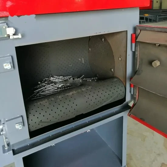 Tumble Rubber Belt Q324 Rotary Drum Shot Blaster Cleaning Machine