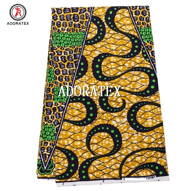 African wax prints fabric high quality wax cotton fabric