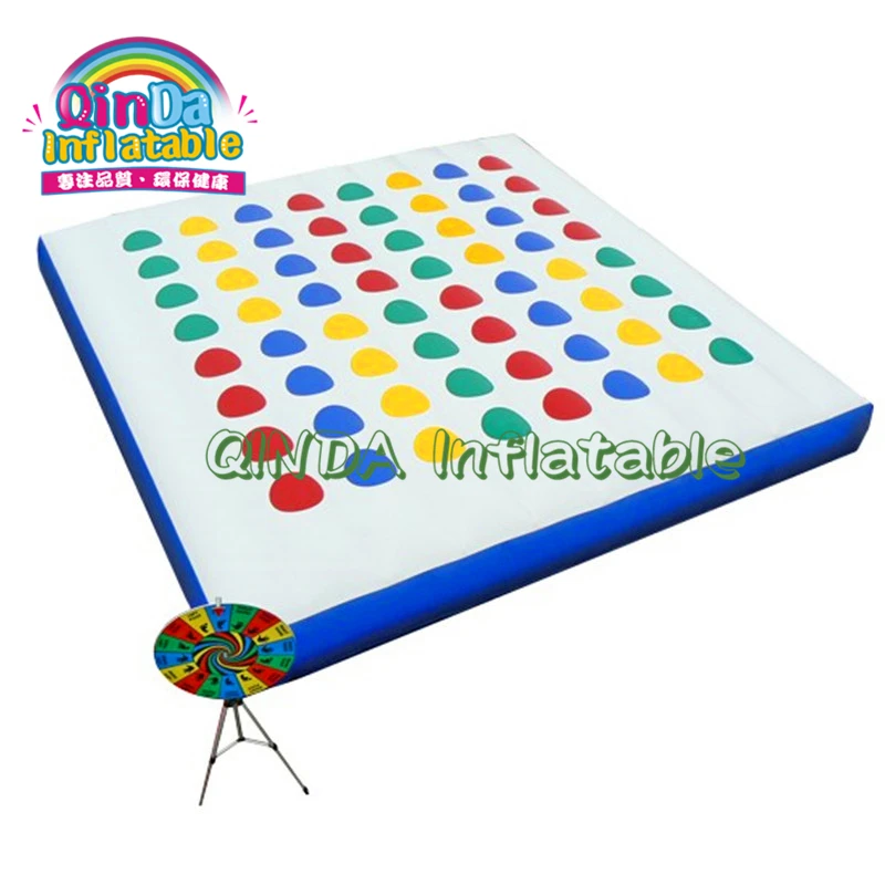 Customized giant inflatable twister game,inflatable chess,tic-tac-toe chess game