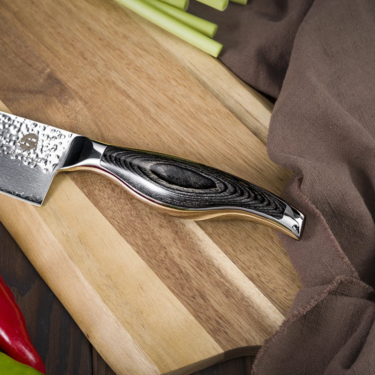 New Arrival 8 Inch Pattern Custom Quality Brand Damascus Steel Chef Knife