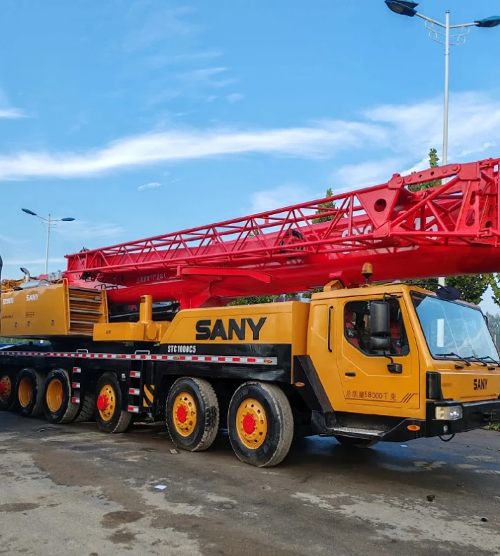 Used Sany STC1000T Truck Crane 100 Ton Capacity Chinese Brand Large Tonnage