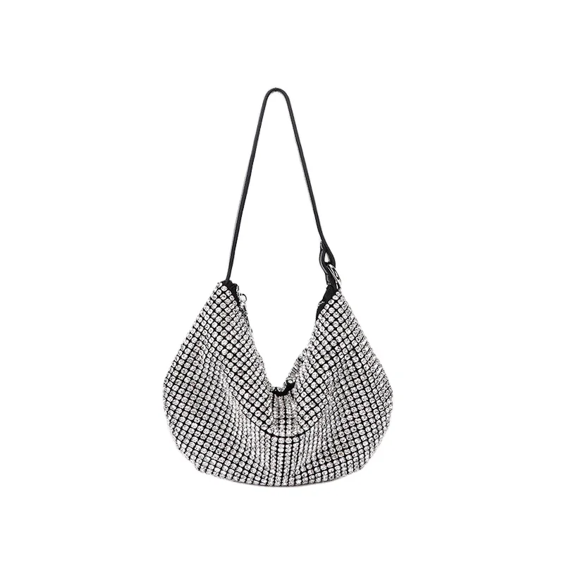 Оптовая продажа, роскошные кошельки с бриллиантами и Плетеный клатч с кристаллами, сумки через плечо с блестящими стразами