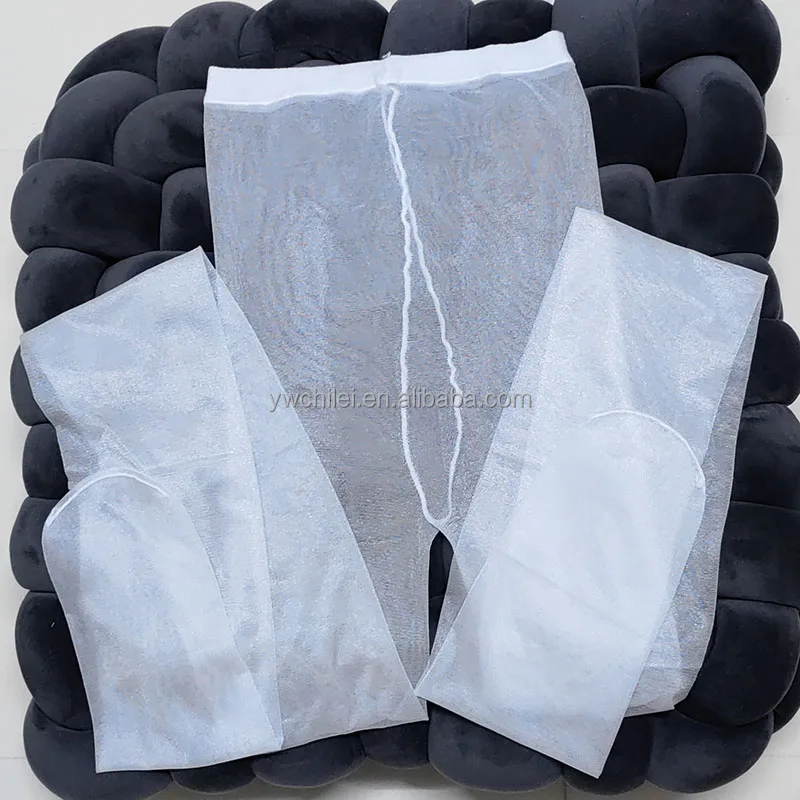 2D женские масляные блестящие глянцевые прозрачные до талии колготки