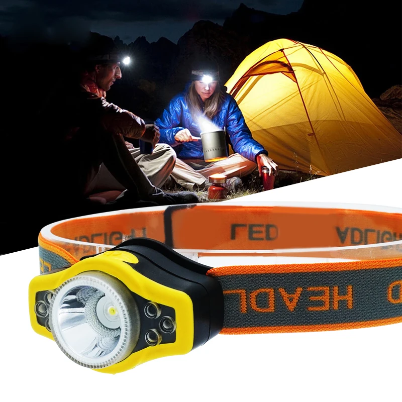 high lumen new outdoor perspective induction running camping waterproof mine fishing rechargeable headlight