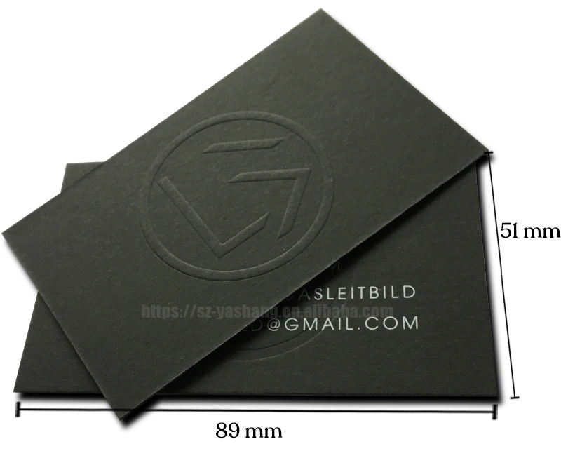 3d blind letterpress black create visiting card online design printing business cards embossed