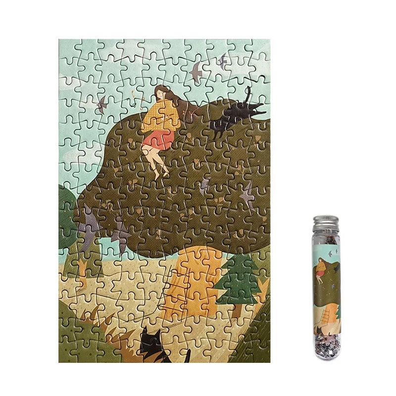 custom made high quality 150pieces interesting Paper Jigsaw puzzle For children Adult birthday education gift