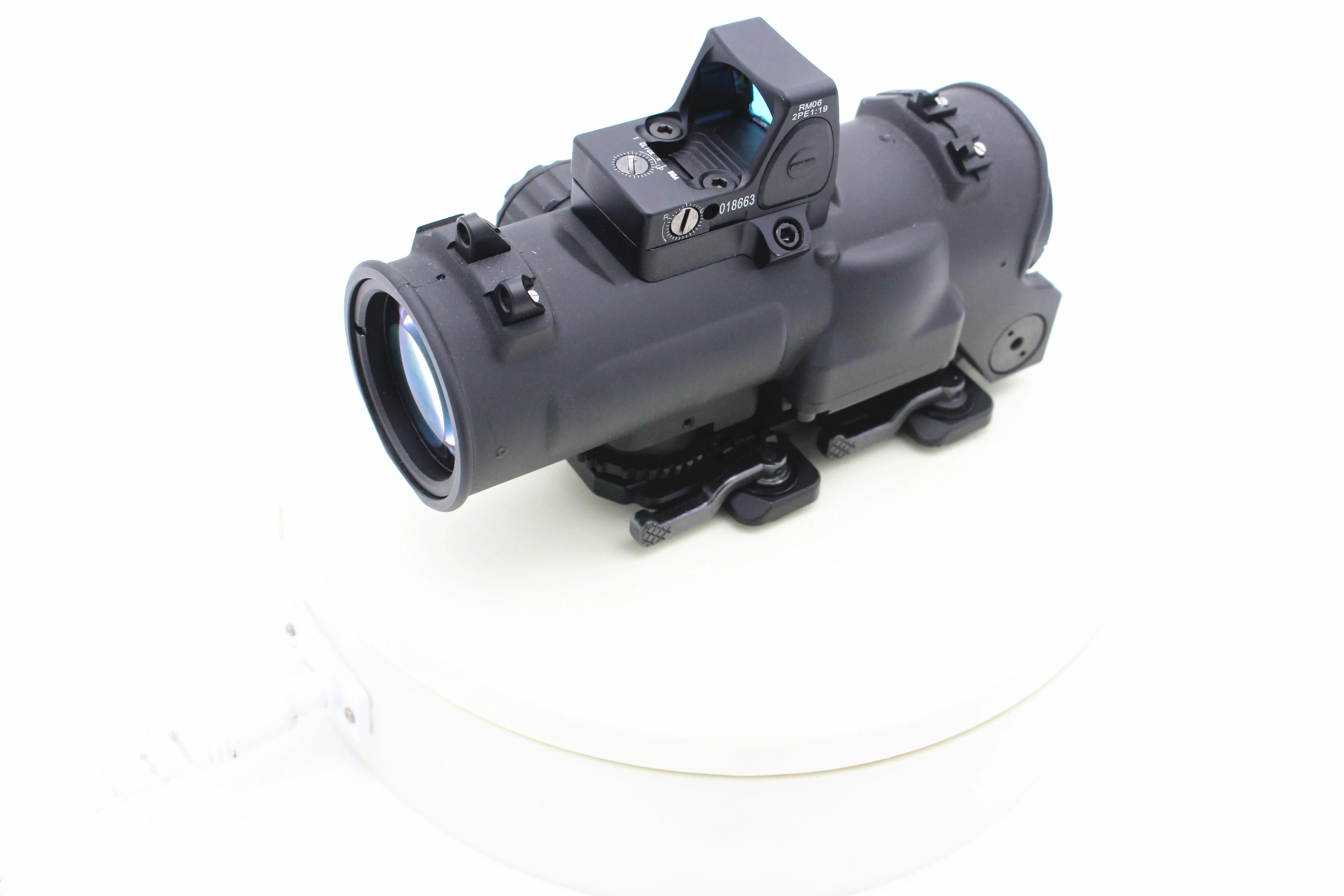 Hunting DR 1-4X Scope with RMR Fixed Dual Purpose Scope Tactical Optics 1-4x with Mini Red Dot Sight Scope