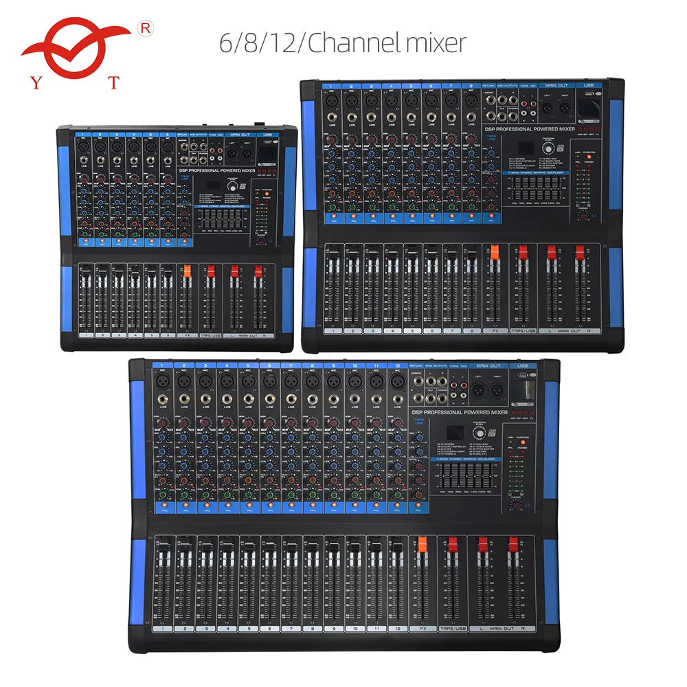 sound power consola dj digital amplifier mixer professional audio