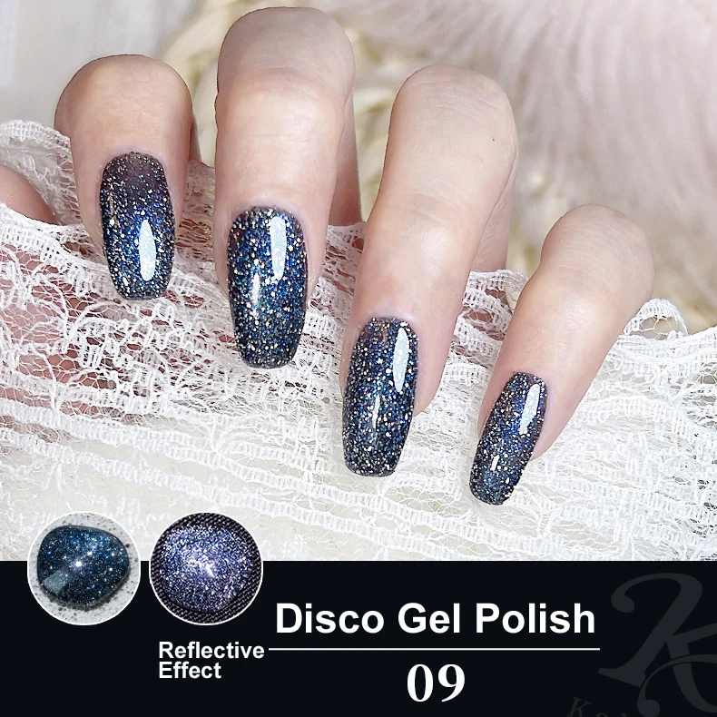 High Pigment Disco Nail Art Gel Dazzling Reflective Disco Uv Nail Gel Polish Painting Disco Gel Paint Nail Art