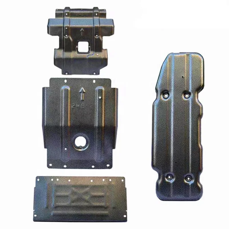 
4x4 полный комплект стальная противоскользящая пластина 3 мм Автомобильная защита двигателя Автозапчасти для REVO/FORTUNER/ROCCO (4 шт.) 