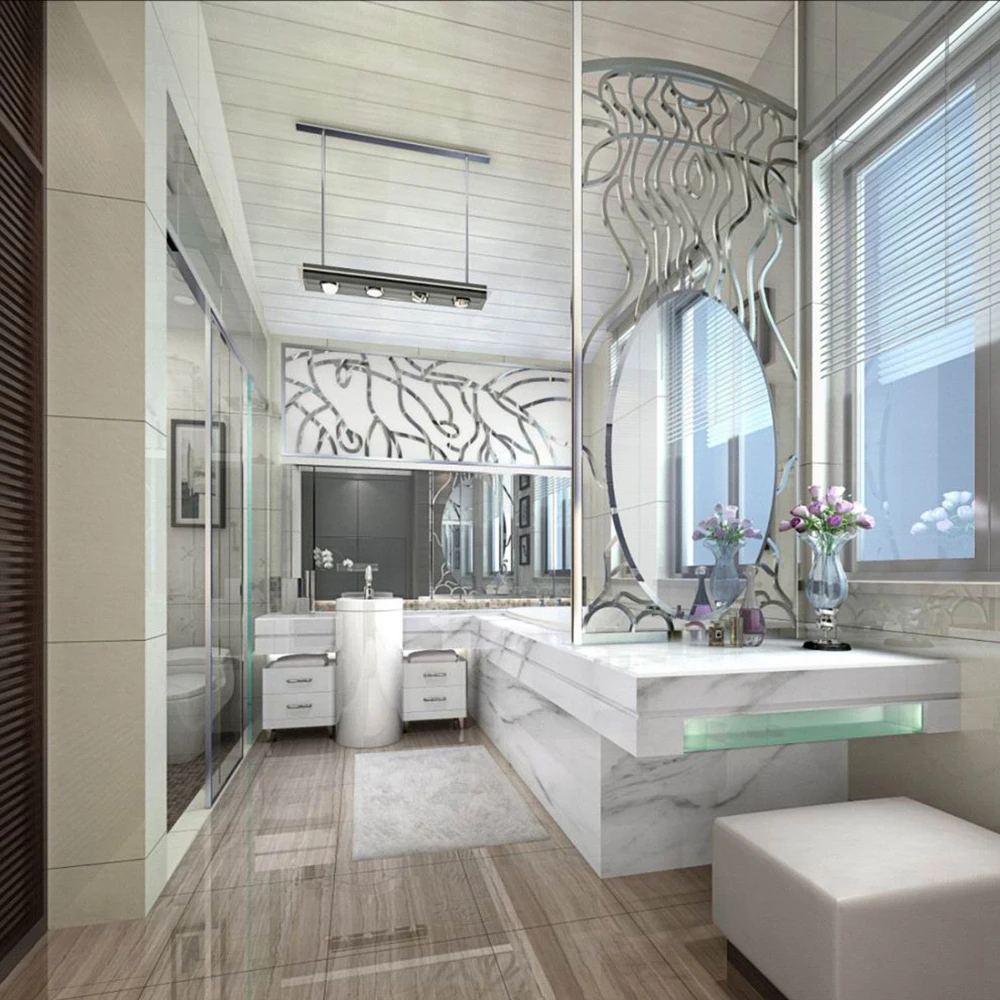 The most popular villa high-end decorative bathroom kitchen countertop slab vanity marble