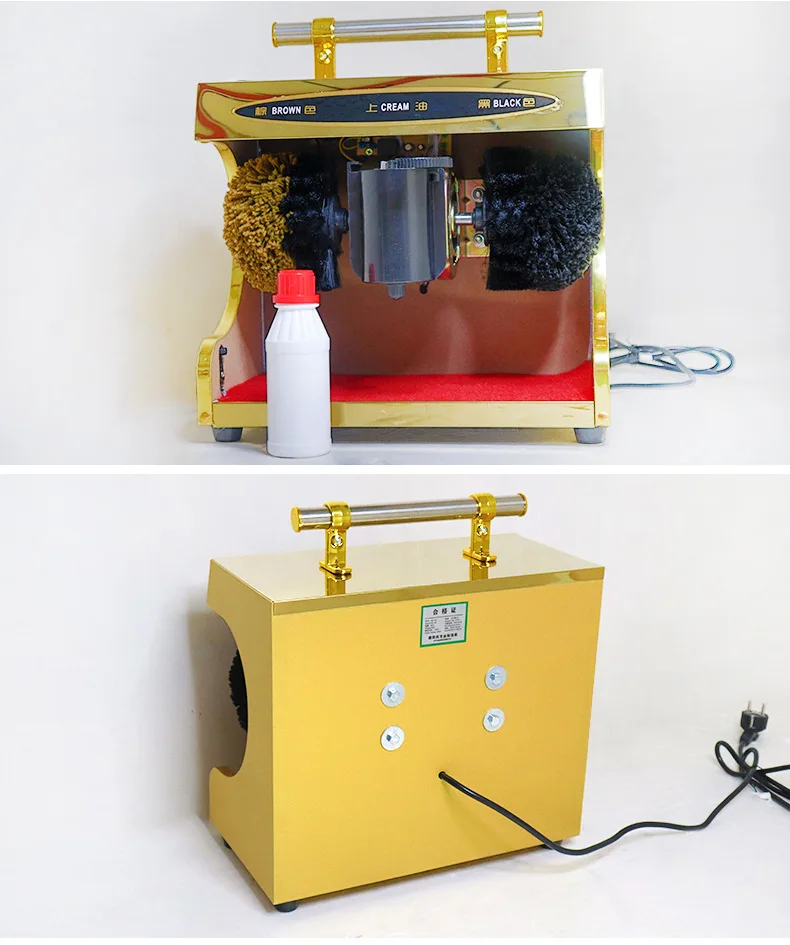 Multi-size Portable Fully Automatic Shoe Shine Machine, Leather Care Automatic Induction Dust Removal Polishing Cleaning Machine