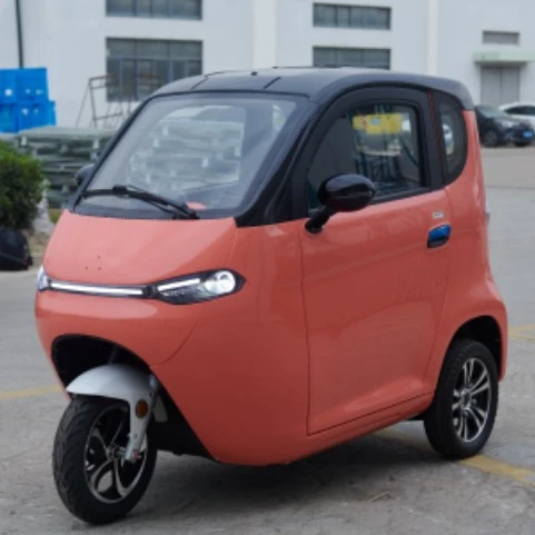 EEC 3 wheel fashion full enclosed cabin 3 seats electric mobility scooter for elderly adult factory