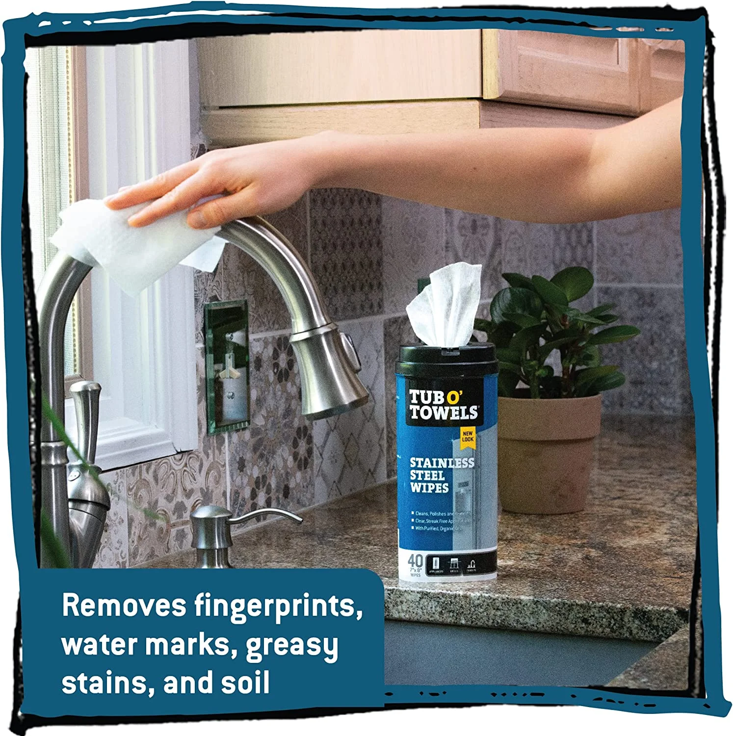 stainless steel cleaning wipes full of oil grease, lubricate oil household appliance cleaning wipes