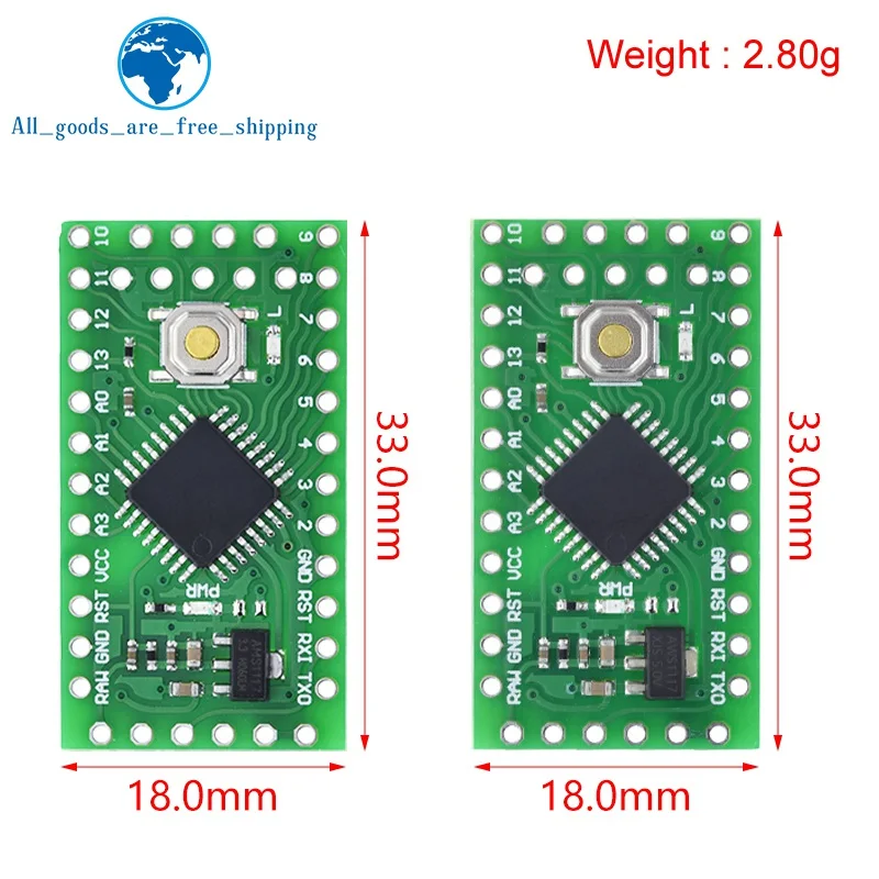TZT LGT8F328P LQFP32 MiniEVB 3 В/5 В заменяет Pro Mini ATMEGA328P полностью совместимый с Arduino HT42B534-1 драйвер