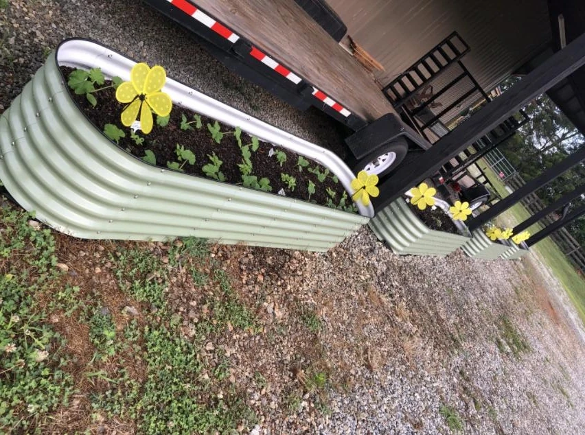 Aluzinc Raised Garden Bed Planter Box Galvanized Steel Outdoor Planters