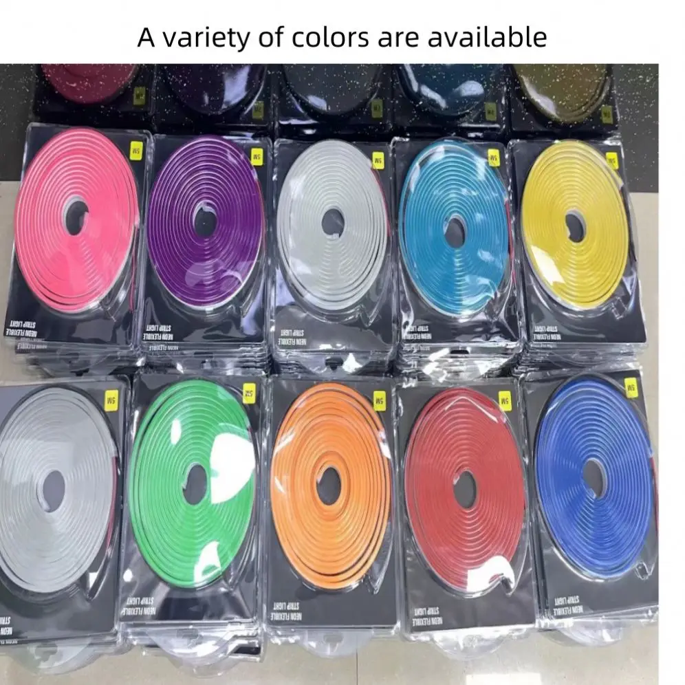 Блестящий Декор 65 6 фута светодиодный Rgb неоновый Световой светильник на заказ веревочный