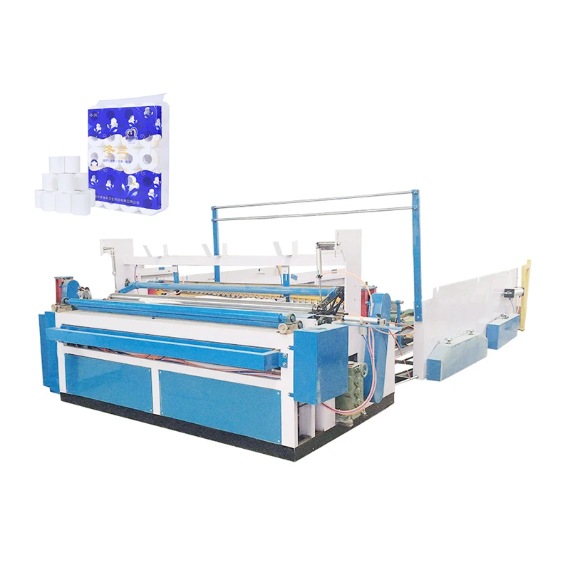 1880 automatic non woven fabric kitchen towel lazy rags rewinding cutting machine with punching perforating and embossing