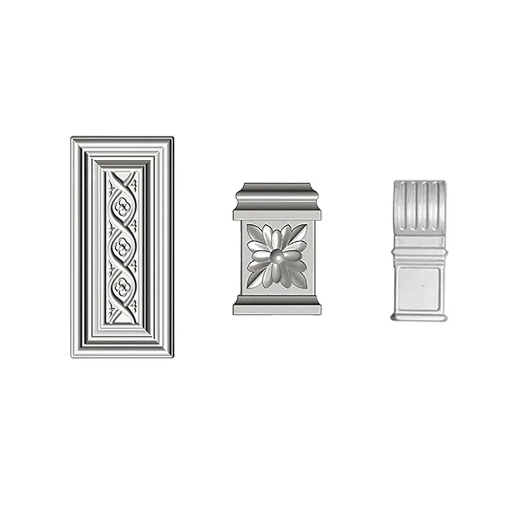 BOWDEU DOORS Wrought Iron Metal Art Components Cast iron decoration forged iron components gate accessories