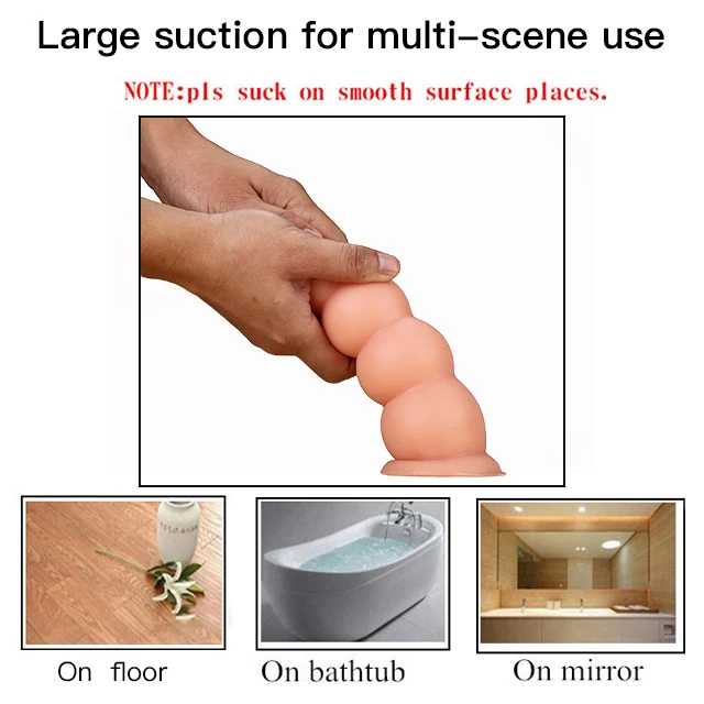 
2021 new small five beads real simulation rubber penis dildo female masturbation device European and American dildo adult sex to 