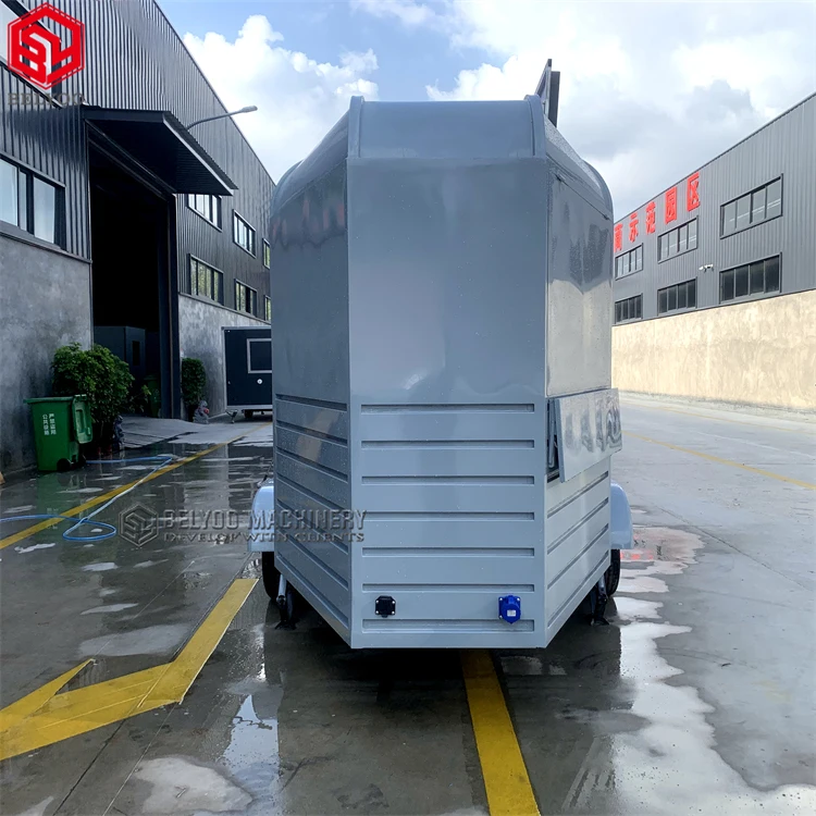 Mobile Horse Trailer Food Truck Mini Vintage House Box Food Trailer Mobile Bar Pizza Coffee Shop Truck Trailer
