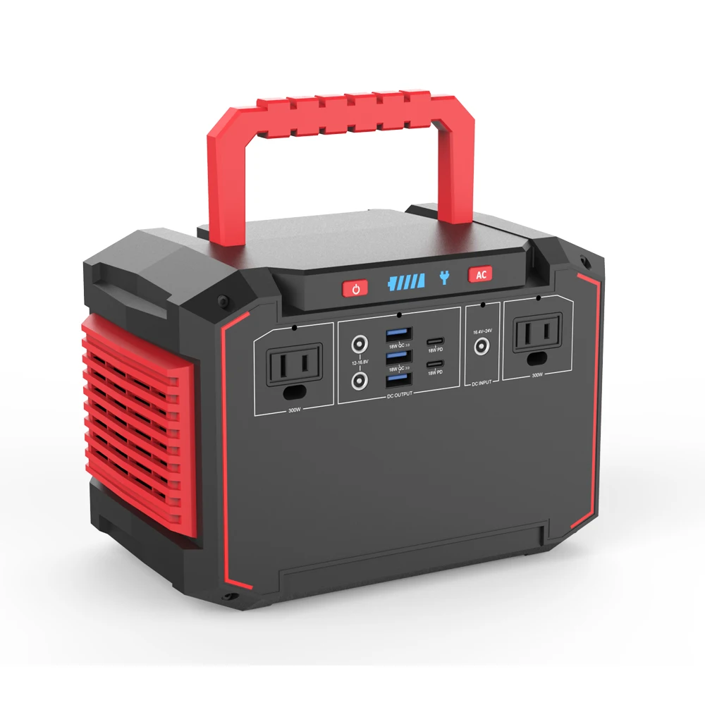 2022 Newest Version 300W Home Appliances Solar Power Generator  Portable Power Station Pure Sine Wave Energy Storage Systems